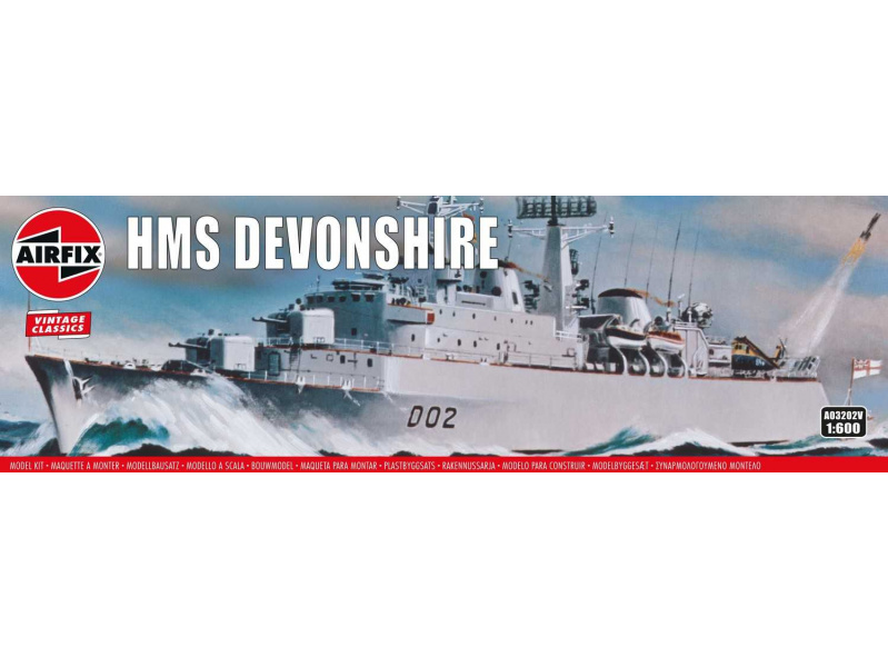 HMS Devonshire (1:600) Airfix A03202V - HMS Devonshire