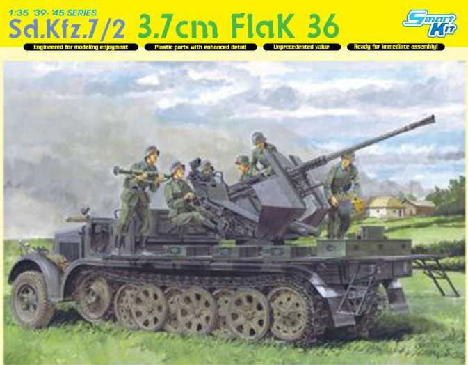 Sd. Kfz.7/2 3,7 cm FLAK 36 ( SMART KIT) (1:35) Dragon 6541 - Sd. Kfz.7/2 3,7 cm FLAK 36 ( SMART KIT)
