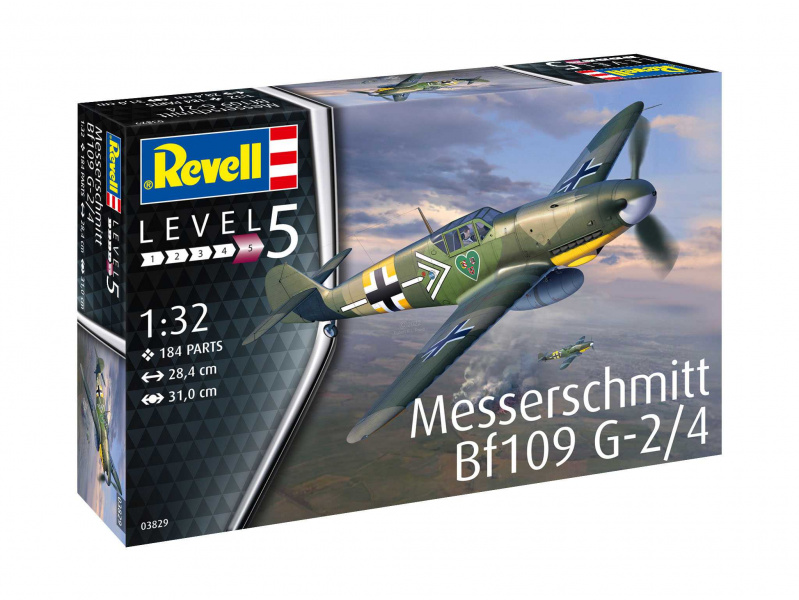 Messerschmitt Bf109G-2/4 (1:32) Revell 03829 - Messerschmitt Bf109G-2/4