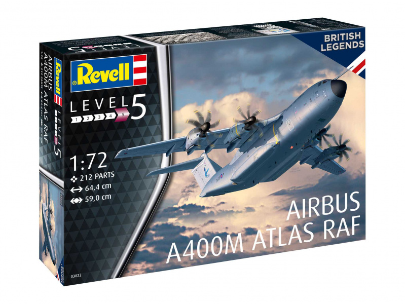 Airbus A400M Atlas „RAF“ (1:72) Revell 03822 - Airbus A400M Atlas „RAF“