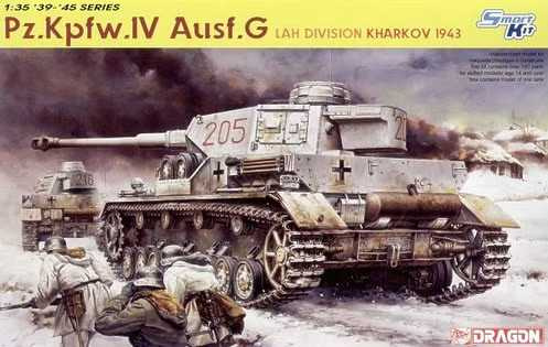 Pz.Kpfw.IV Ausf.G LAH DIVISION (KHARKOV 1943) (SMART KIT) (1:35) Dragon 6363 - Pz.Kpfw.IV Ausf.G LAH DIVISION (KHARKOV 1943) (SMART KIT)