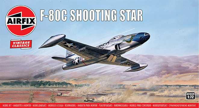 Lockheed F-80C Shooting Star (1:72) Airfix A02043V - Lockheed F-80C Shooting Star