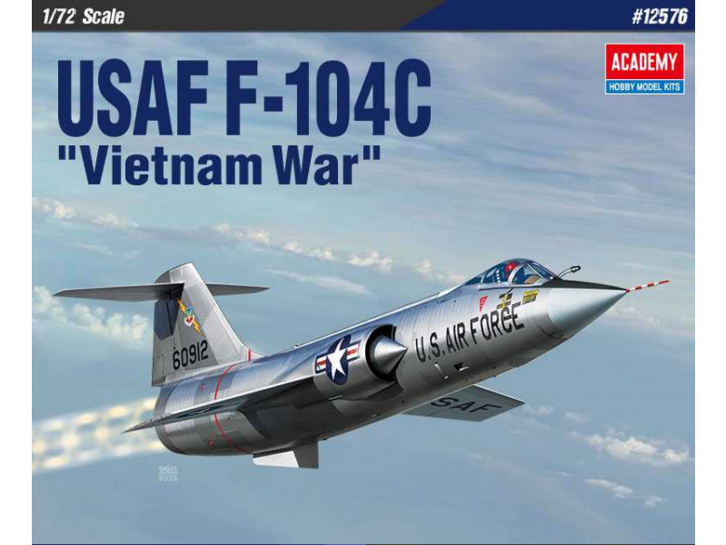 USAF F-104C "Vietnam War" (1:72) Academy 12576 - USAF F-104C "Vietnam War"