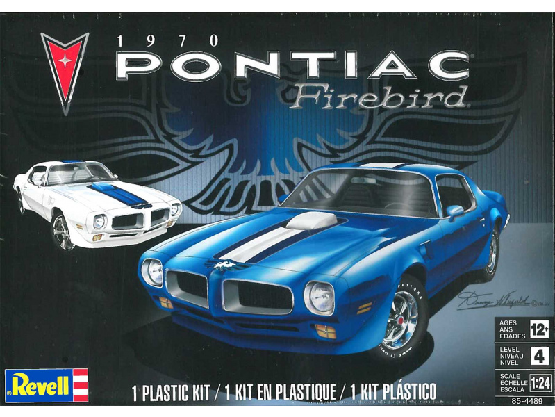 1970 Pontiac Firebird (1:24) Monogram 4489 - 1970 Pontiac Firebird