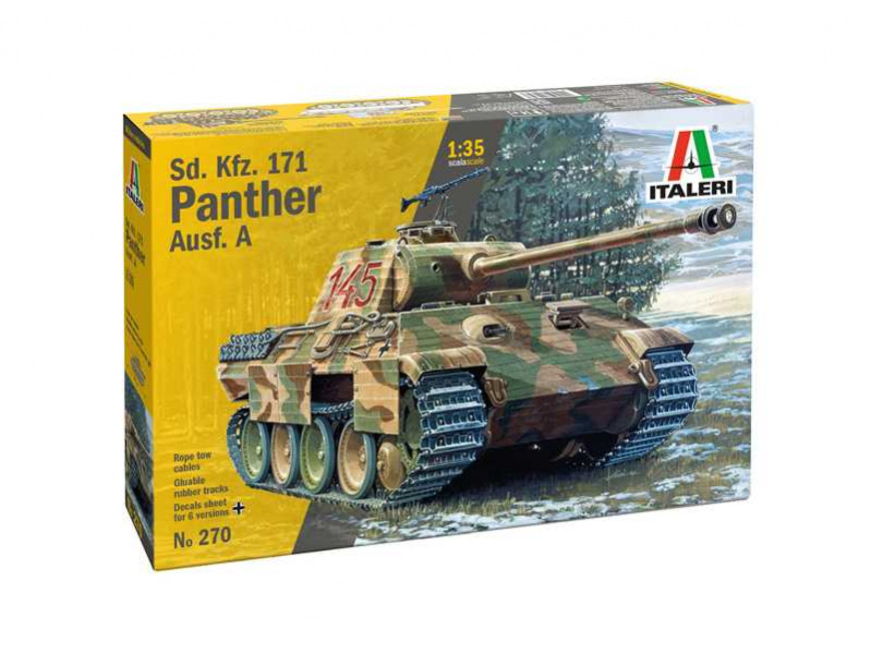 Sd.Kfz. 171 Panther Ausf A (1:35) Italeri 0270 - Sd.Kfz. 171 Panther Ausf A
