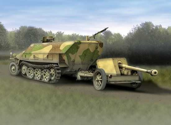 Sd.Kfz.251/1 Ausf.D & 7.5cm PaK 40 (1:72) Dragon 7369 - Sd.Kfz.251/1 Ausf.D & 7.5cm PaK 40