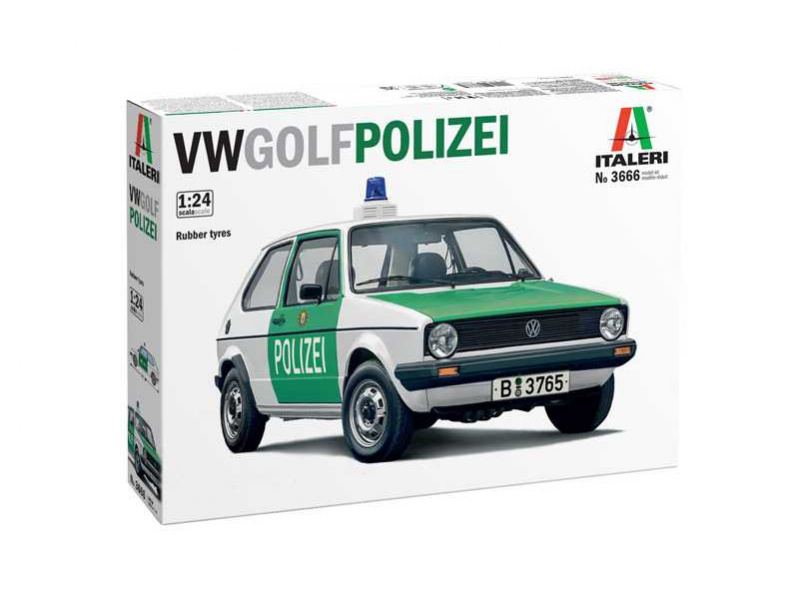 VW Golf "POLIZEI" (1:24) Italeri 3666 - VW Golf "POLIZEI"