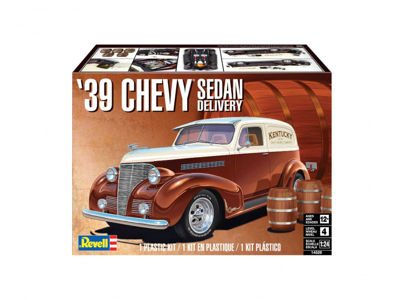 1939 Chevy Sedan Delivery (1:24) Monogram 4529 - 1939 Chevy Sedan Delivery