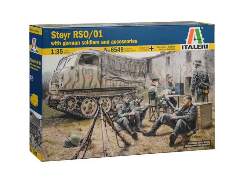 STEYR RSO/01 with GERMAN SOLDIERS (1:35) Italeri 6549 - STEYR RSO/01 with GERMAN SOLDIERS