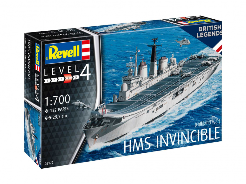 HMS Invincible (Falkland War) (1:700) Revell 05172 - HMS Invincible (Falkland War)