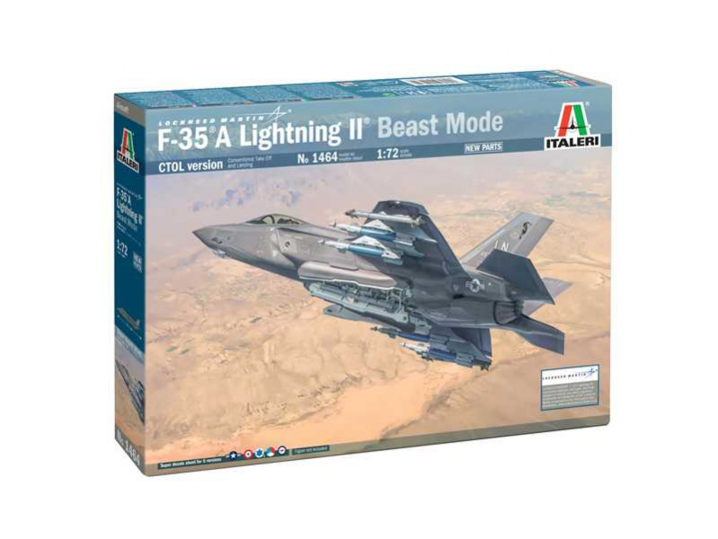 F-35A Lightning II (Beast Mode) (1:72) Italeri 1464 - F-35A Lightning II (Beast Mode)