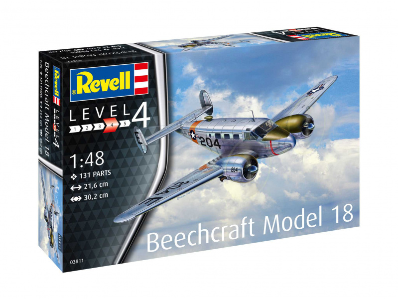 Beechcraft Model 18 (1:48) Revell 03811 - Beechcraft Model 18