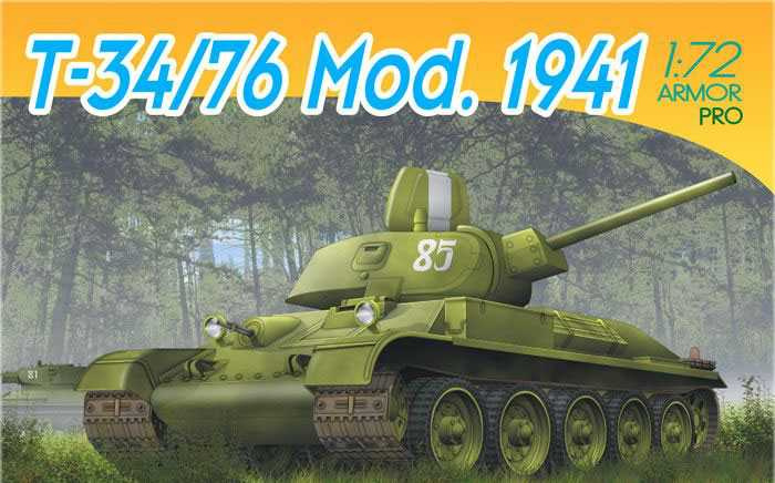 T-34/76 Mod.1941 (1:72) Dragon 7259 - T-34/76 Mod.1941