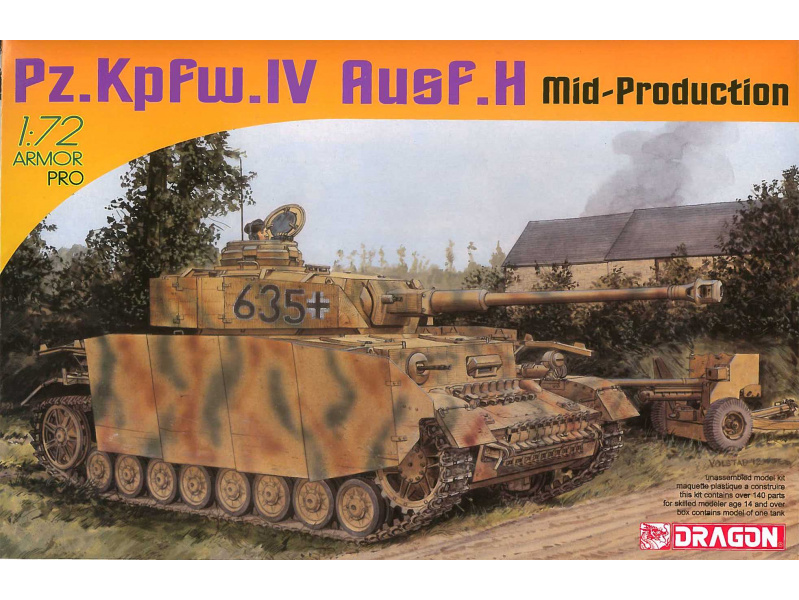 Pz.Kpfw.IV Ausf.H Mid Production (1:72) Dragon 7279 - Pz.Kpfw.IV Ausf.H Mid Production