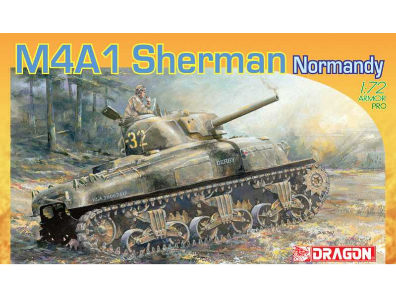 M4A1 Sherman Normandy 1944 (1:72) Dragon 7273 - M4A1 Sherman Normandy 1944