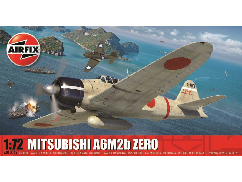 Mitsubishi A6M2b Zero (1:72) Airfix A01005B - Mitsubishi A6M2b Zero