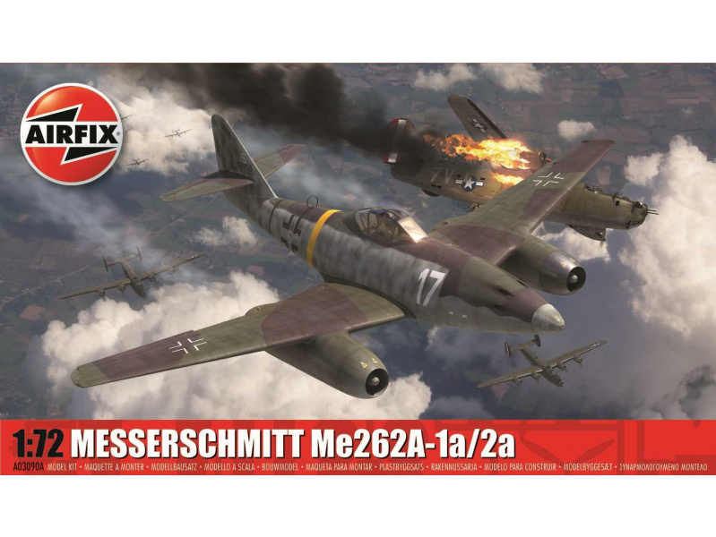 Messerschmitt Me262A-1a/2a (1:72) Airfix A03090A - Messerschmitt Me262A-1a/2a