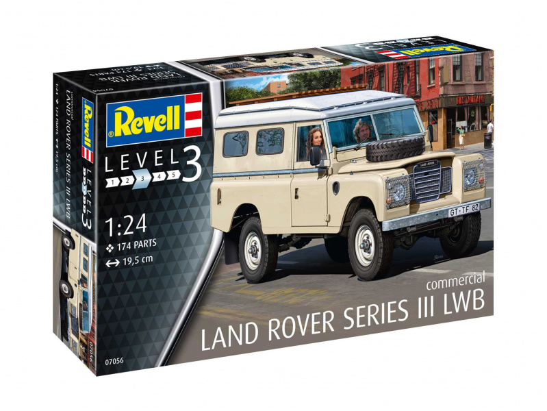 Land Rover Series III LWB (commercial) (1:24) Revell 07056 - Land Rover Series III LWB (commercial)