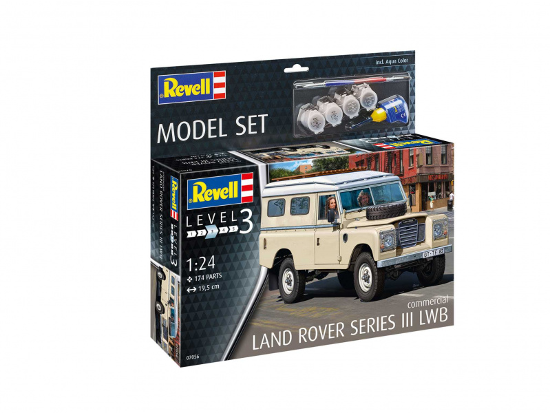 Land Rover Series III LWB (commercial) (1:24) Revell 67056 - Land Rover Series III LWB (commercial)