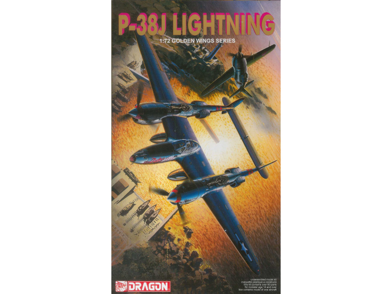 P-38J LIGHTNING (1:72) Dragon 5018 - P-38J LIGHTNING