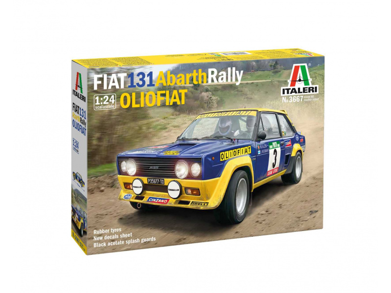 FIAT 131 Abarth Rally OLIO FIAT (1:24) Italeri 3667 - FIAT 131 Abarth Rally OLIO FIAT