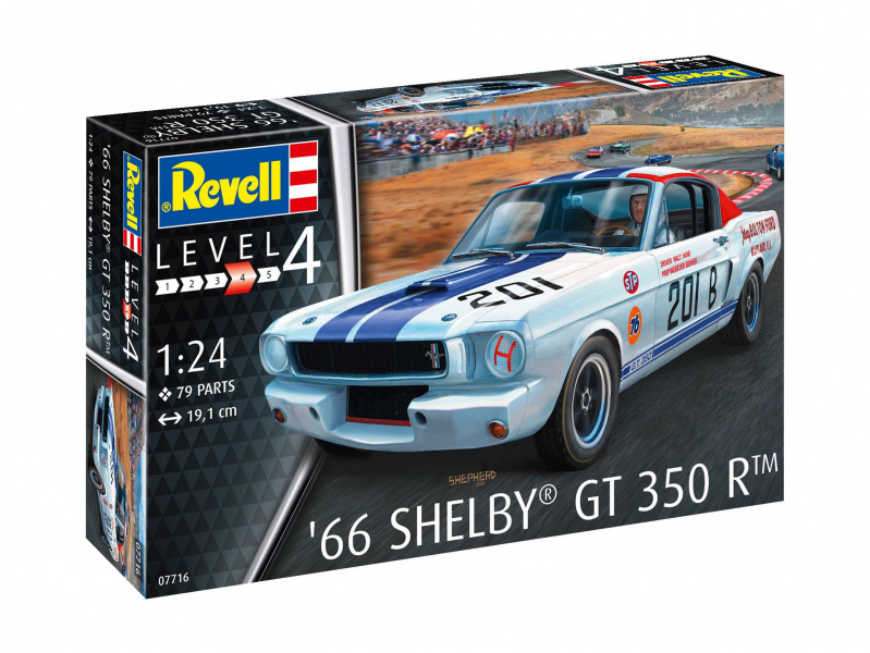 1965 Shelby GT 350 R (1:24) Revell 07716 - 1965 Shelby GT 350 R