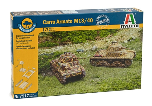 Carro Armato M13/40 (1:72) Italeri 7517 - Carro Armato M13/40