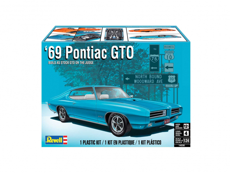 69 Pontiac GTO "The Judge" 2N1 (1:24) Monogram 4530 - 69 Pontiac GTO "The Judge" 2N1