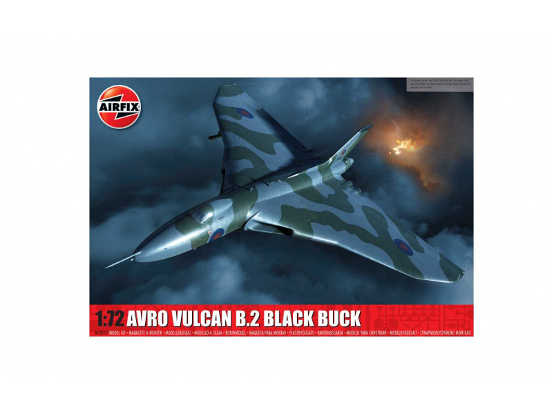 Avro Vulcan B.2 Black Buck (1:72) Airfix A12013 - Avro Vulcan B.2 Black Buck