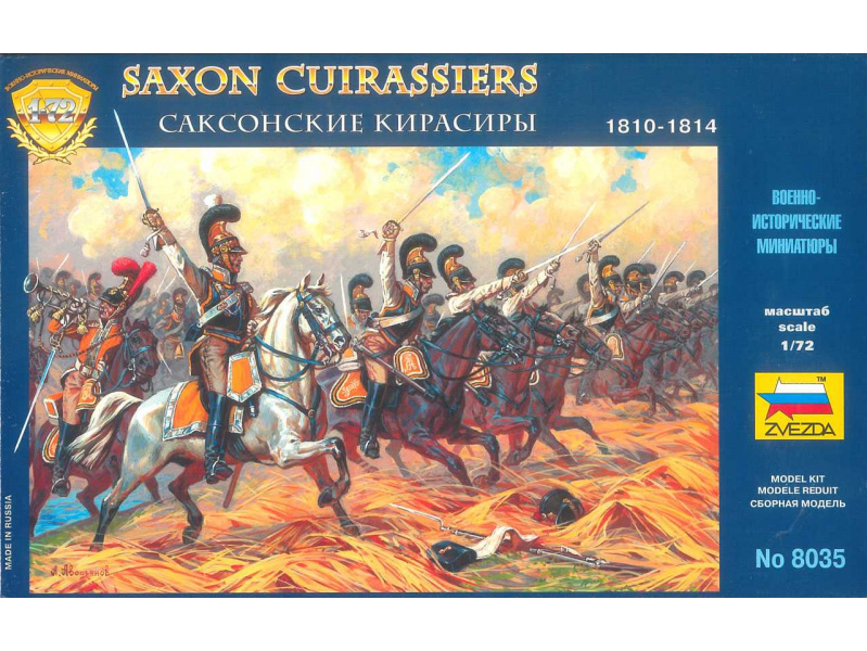 Saxon Cuirassiers 1810-1814 (1:72) Zvezda 8035 - Saxon Cuirassiers 1810-1814