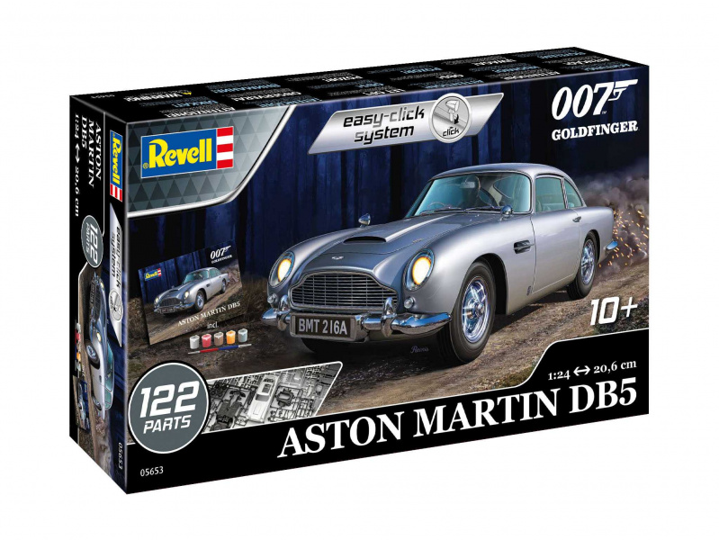 "Goldfinger" Aston Martin DB5 (1:24) Revell 05653 - "Goldfinger" Aston Martin DB5