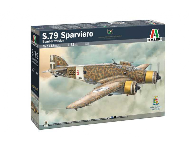 SM-79 Sparviero Bomber edition (1:72) Italeri 1412 - SM-79 Sparviero Bomber edition