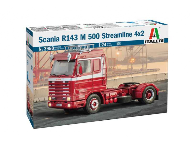 Scania R143 M500 Streamline 4x2 (1:24) Italeri 3950 - Scania R143 M500 Streamline 4x2