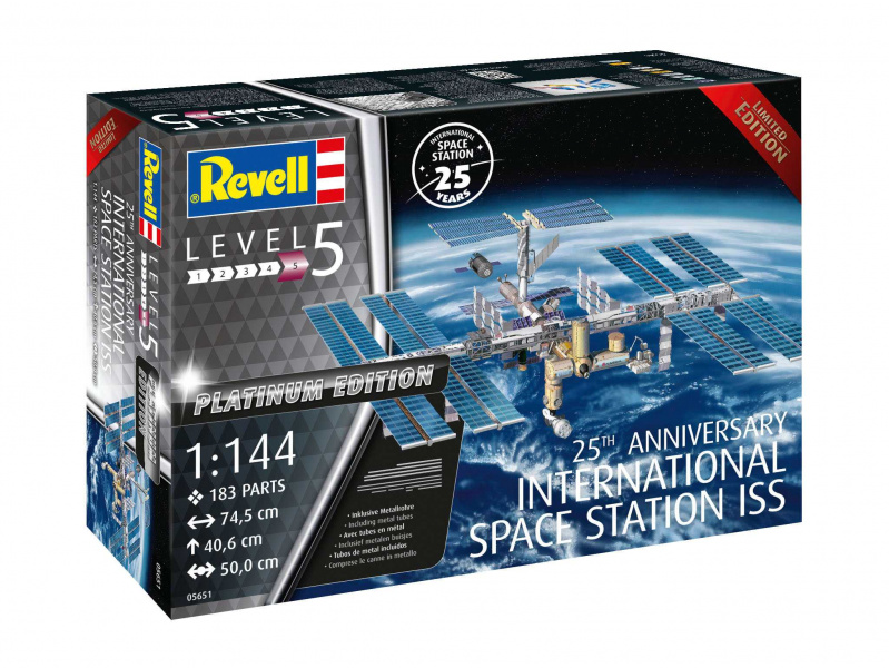 25th Anniversary ISS "Platinum Edition" (1:144) Revell 05651 - 25th Anniversary ISS "Platinum Edition"