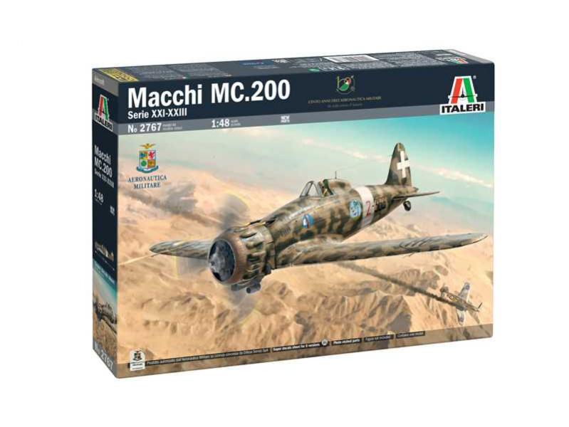MACCHI MC.200 XXI serie (1:48) Italeri 2767 - MACCHI MC.200 XXI serie