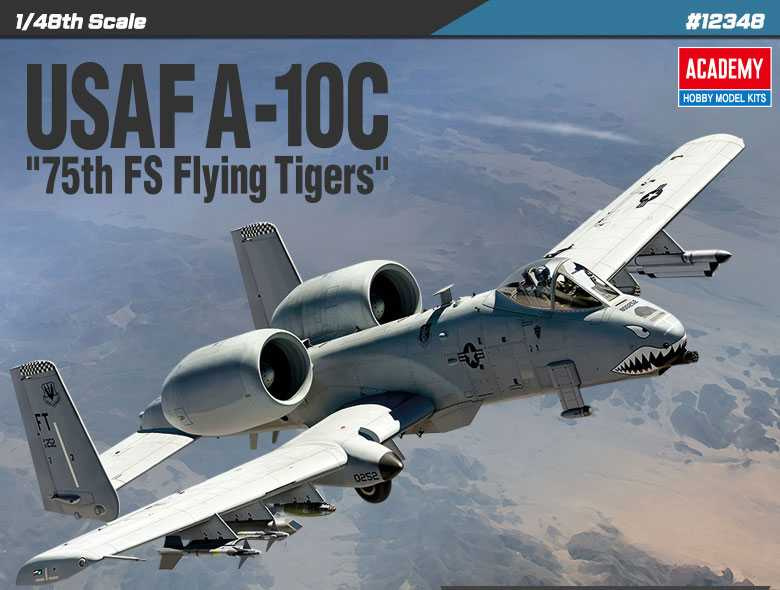 USAF A-10C "75th FS Flying Tigers" (1:48) Academy 12348 - USAF A-10C "75th FS Flying Tigers"