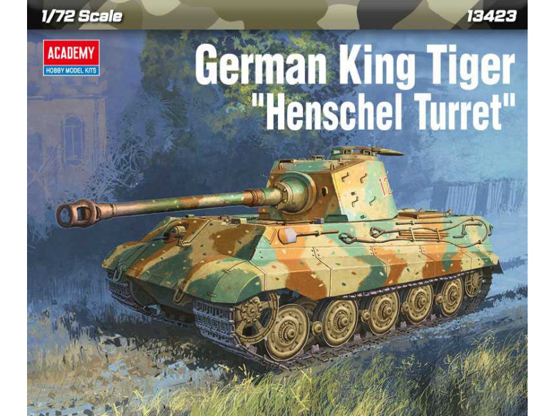 German King Tiger "Henschel Turret" (1:72) Academy 13423 - German King Tiger "Henschel Turret"