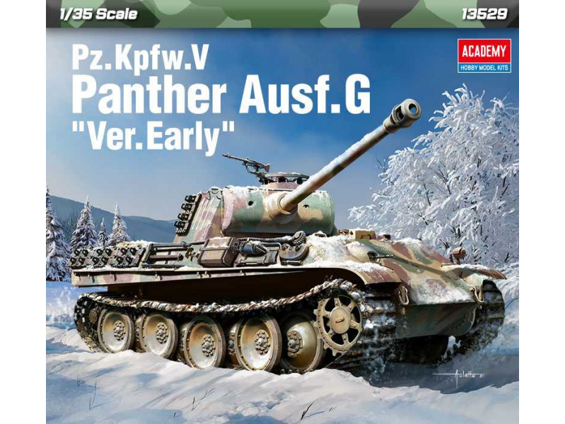 Pz.Kpfw.V Panther Ausf.G "Ver.Early" (1:35) Academy 13529 - Pz.Kpfw.V Panther Ausf.G "Ver.Early"