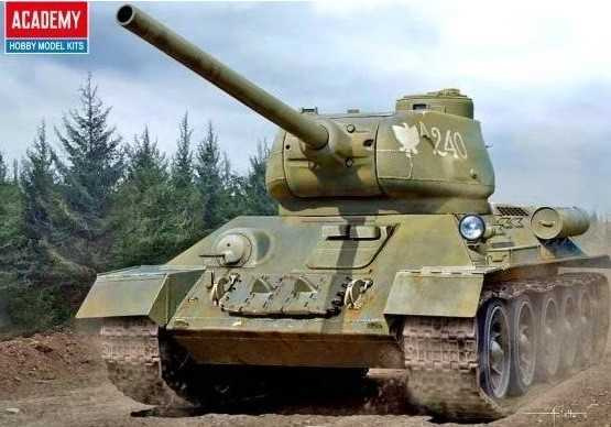 Soviet Medium Tank T-34-85 “Ural Tank Factory No. 183”  (1:35) Academy 13554 - Soviet Medium Tank T-34-85 “Ural Tank Factory No. 183”
