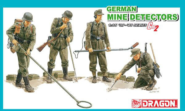 GERMAN MINE DETECTORS (1:35) Dragon 6280 - GERMAN MINE DETECTORS