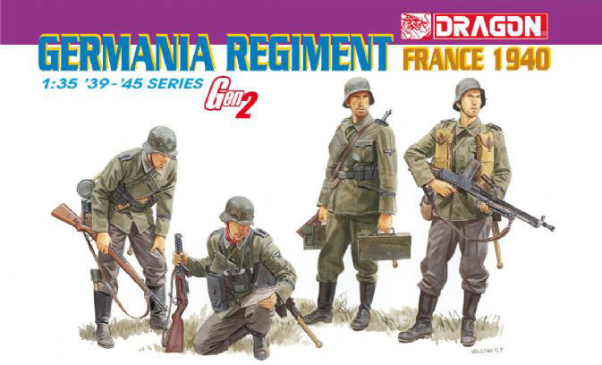 GERMANIA REGIMENT (FRANCE 1940) (GEN2) (1:35) Dragon 6281 - GERMANIA REGIMENT (FRANCE 1940) (GEN2)