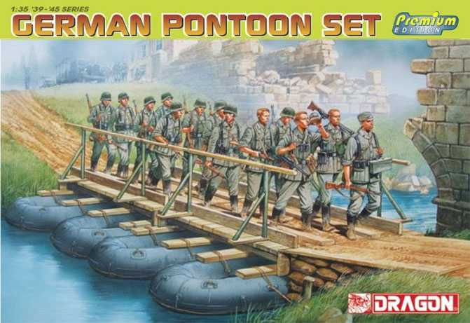 GERMAN PONTOON SET (PREMIUM) (1:35) Dragon 6532 - GERMAN PONTOON SET (PREMIUM)
