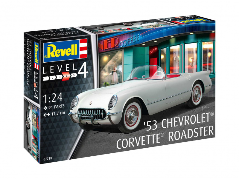 '53 Corvette Roadster (1:24) Revell 07718 - '53 Corvette Roadster