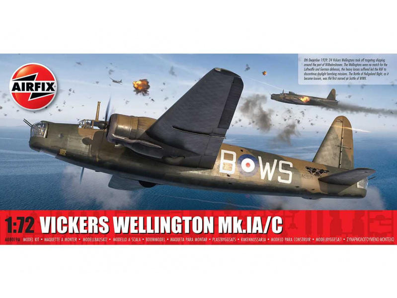 Vickers Wellington Mk.IA/C (1:72) Airfix A08019A - Vickers Wellington Mk.IA/C