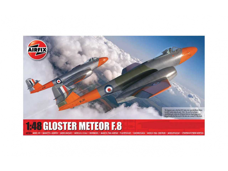Gloster Meteor F.8 (1:48) Airfix A09182A - Gloster Meteor F.8