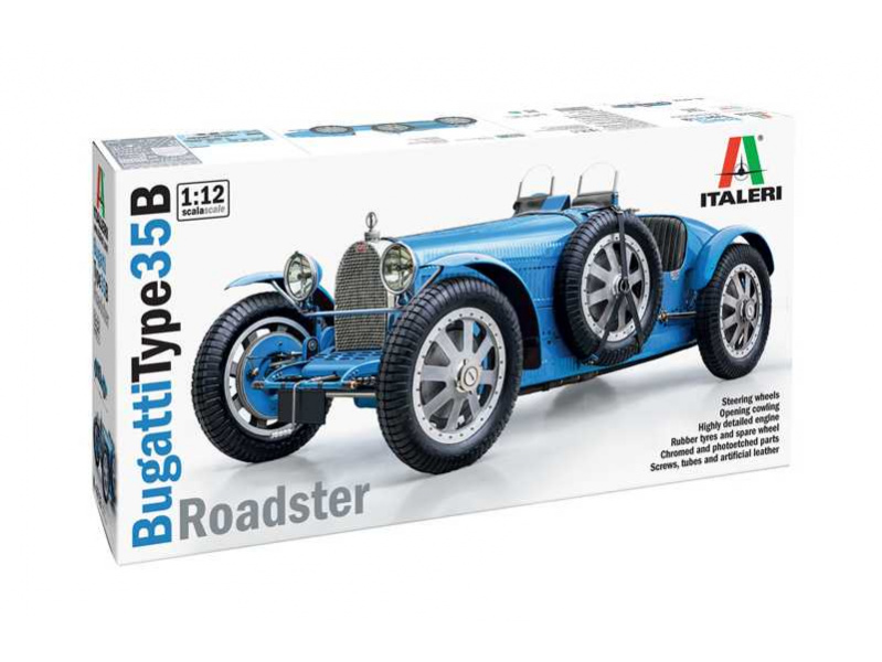Bugatti 35 B Roadster (1:12) Italeri 4713 - Bugatti 35 B Roadster