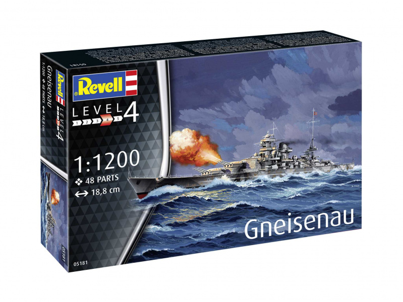 Gneisenau (1:1200) Revell 05181 - Gneisenau
