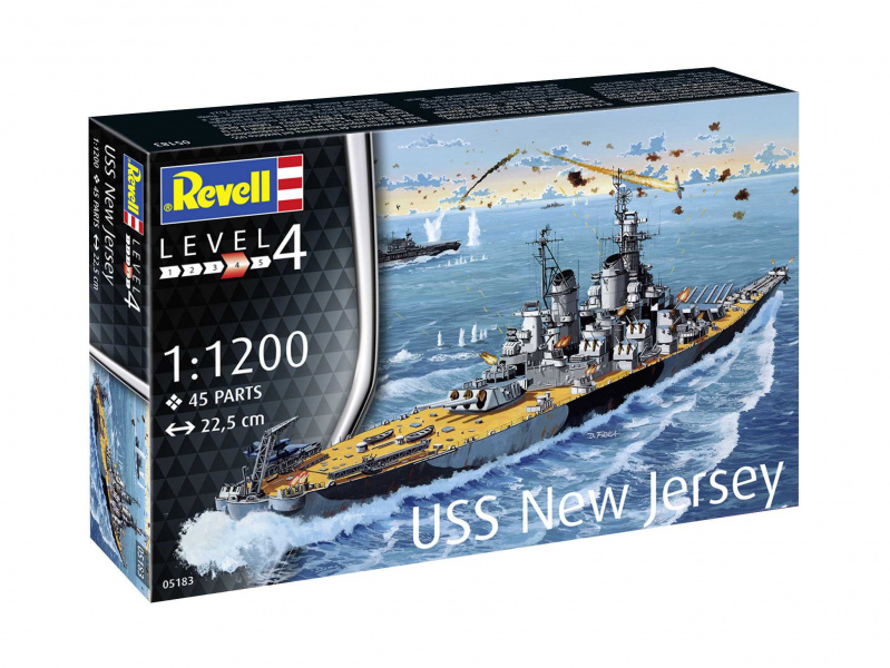 USS New Jersey (1:1200) Revell 05183 - USS New Jersey