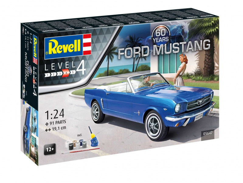 60th Anniversary Ford Mustang (1:24) Revell 05647 - 60th Anniversary Ford Mustang