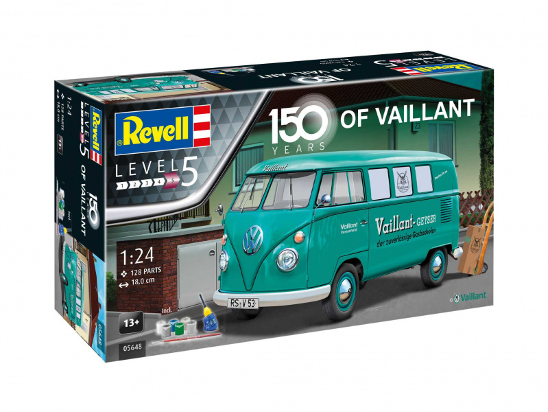 150 Years of Vaillant (VW T1 Bus) (1:24) Revell 05648 - 150 Years of Vaillant (VW T1 Bus)